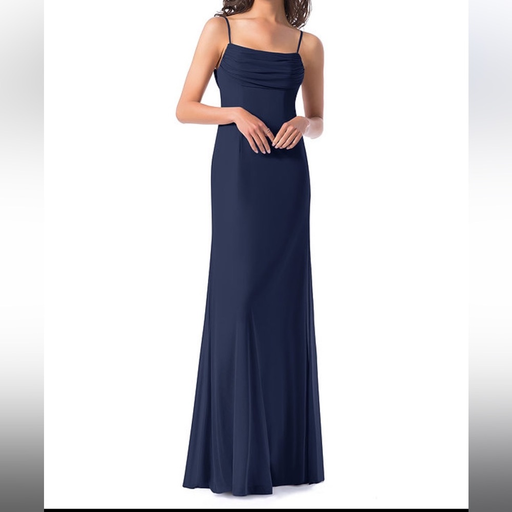 Worn once, no sign of wear navy bridesmaid dress